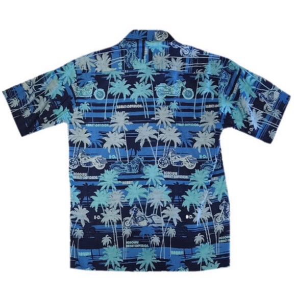 Harley Davidson Men’s Ocean Ride Aloha Hawaii Limited Edition Shirt - Picture 8 of 9
